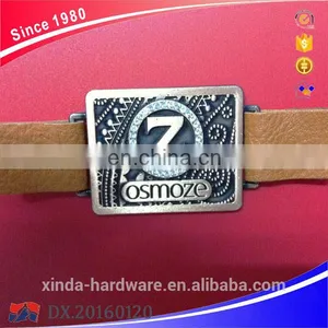 Hand Made Custom Garment Suede Leather Label, Suede Leather Patch thumbnail-1