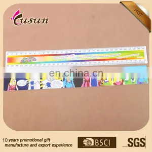 Fashion Design Promotional Logo Customized 30cm Straight Custom Plastic Ruler thumbnail-1