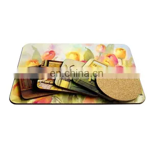 Printable 2017 New Arrival Mdf Cork Table Mat Coaster Mat thumbnail-1
