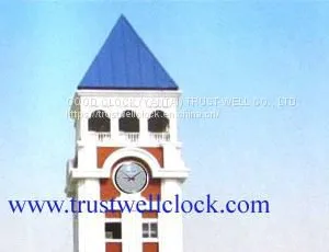 Four 4 Faces Outdoor Clocks With Gps thumbnail-1