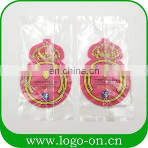 2017 Promotional Logo Printed Customized Scent Paper Air Freshener thumbnail-2