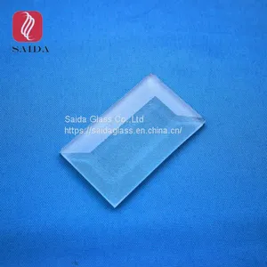 Custom Beveled Glass Craft Piece Oval Round thumbnail-5