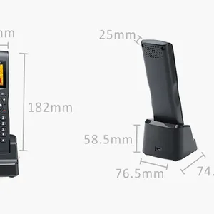 Portable 2.4G&5G Wifi VoIP SIP Phone 1 SIP Account Cordless IP Phone FIP16 thumbnail-3