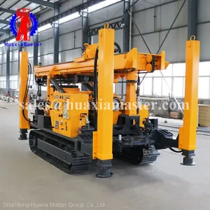 Full Hydraulic Air Drilling Rig JDL-400 From Huaxia Master /soil Layer and Bed Rock Water Well Drilling Machine for Sale thumbnail-1
