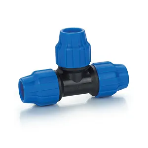 PP Compression Fitting-HDPE Compression Fitting-Hdpe Fitting-Pipe Fitting-Tee thumbnail-1