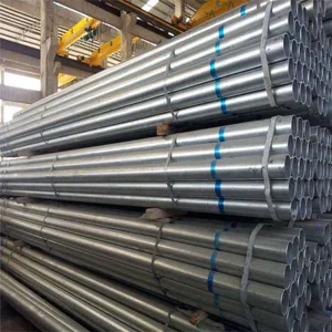 ERW Galvanized Round Carbon Steel Pipe for Construction & Decoration thumbnail-2