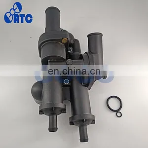 Engine Coolant Water Outlet Thermostat Housing 04884568AE 04884569AC 68003582AB for 2007-2017 JEEP COMPASS DODGE JOURNEY CHRYSLE thumbnail-1