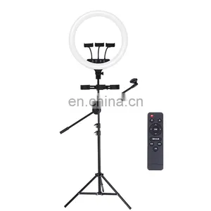 JOYROOM Video Live Streaming 8 10 12 Inch Cell Mobile Phone Holder Selfie Stick Tripod Led Circle Tiktok Ring Light Stand thumbnail-2