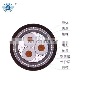 Factory Supply 11KV 22KV 33KV Aluminium Armoured Cable thumbnail-1