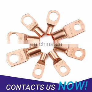 100% Ofc 1/0 Gauge Cable Lugs 0 GA Audio Power Wire Terminals thumbnail-1