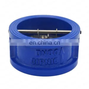 Bundor DN80 Factory Price PN16 Wafer Check Valve Manufacturer Double Door Wafer Check Valve thumbnail-4