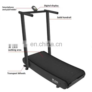 Walking Treadmill no Electric Foldable Handle Home Fitness Home Curved Treadmill Low Price Easy to Move Save Sapce Treadmill thumbnail-3
