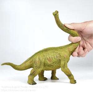 Educational Eco-Friendly PVC Simulation Model Brachiosaurus Mini Wild Animals Toy Set For Kids thumbnail-4