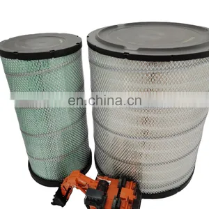 Hot Selling Excavator Parts Air Filter 106-3969+106-3973 AF25262+AF25263 for E345D,E349D thumbnail-1