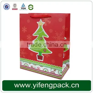 Eco-friendly Custom Logo Printed Decorative Christmas Gift Paper Bag thumbnail-5