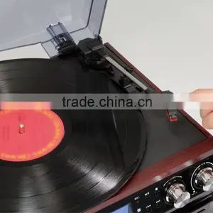 TR-17CD:Turntables With Vinyl Records Player Usb Record CD AM FM Radio Cassette thumbnail-2