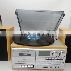 Wooden Vinyl Record Wholesale With Small MOQ, Cassette Player,USB Turntable thumbnail-2