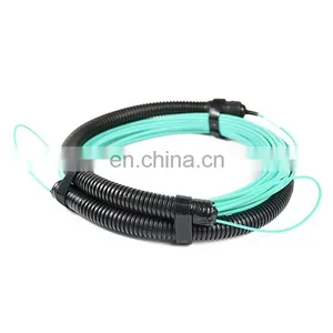 Fiber Optic 12F MPO(female) - MPO(female ) OM4 Mpo Trunk Cable With Pulling Eye thumbnail-1
