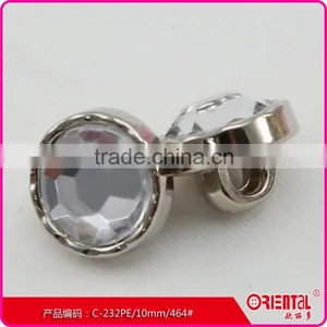High Fashion Crystal Acryl Stone Combination Button With Shank for Women Weddding Dress thumbnail-4