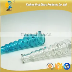 100ml Pagoda Blue Clear Reed Diffuser Glass Bottle With Cork thumbnail-1