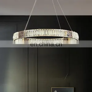 Modern Style Residential Decoration Living Room Dining Room Luxury LED Crystal Pendant Lamp thumbnail-5