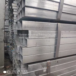 Yunnan Q235 Square Tube Wholesale Hot Dip Galvanized Square Tube 40 * 80 * 3 Square Tube Kunming Sales Square Tube thumbnail-4