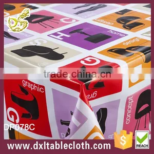 New Design Home Decoration Polyester Cotton Fabricmade in China Square Tablecloth thumbnail-2
