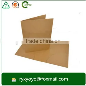 China Wholesale Advsertising Kraft Paper File Folder With Pcokets thumbnail-1
