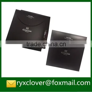 A4 PP Plastic Button Envelope File Bag With Custom Logo Printing thumbnail-3
