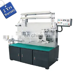 UGS21S 2 PLUS 1 Color Roll to Roll Automatic Fabric Label Flexo Printing Machine, Ribbon Trademark Flexographic Printer thumbnail-1