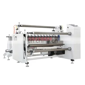 Automatic Paper Plastic Film PVC PET BOPP Slitting and Rewinding Machine thumbnail-1