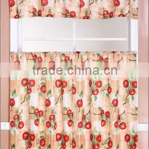 CHEAP COLORFUL TERYLENE EMBROIDERY KITCHEN CURTAIN thumbnail-1