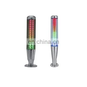 OM Series AC DC 24V Industrial Warning Light With Alarm Buzzer 3 Layers Led Signal Tower Light thumbnail-1