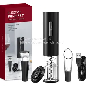 Electric Bottle Opener Set Gift Box Packaging Red Wine Wine Set Electric Bottle Opener Set（Wechat:13510231336） thumbnail-2