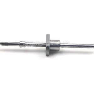 4mm Diameter Pitch 1mm Replace KSS Mini 0401 Flanged Ball Screw thumbnail-1
