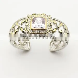 Graceful 925 Soild Pure Sterling Silver Bracelet thumbnail-6