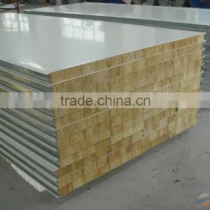 Low Price Rock Wool Sandwich Panel,factory Own Rock Wool Production Line thumbnail-2