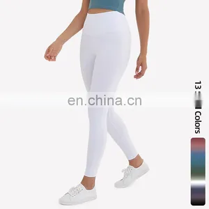 Janya Promotion Special Offer Wholesale Women Gym Wear 87% Nylon 13% Spandex Hugged Felling Women Workout Fitness Leggings Pants thumbnail-1