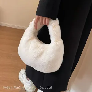 22Plush Bag Handbag Soft Wholesale Fashion Women's Bag thumbnail-5
