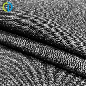 PU Coated 100% RPET Fabric Made From Recycling PET Plastic Bottle Oxford Plain Woven Dyed 300D Recycled Polyester Fabric thumbnail-1