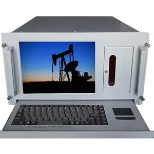 6u Rackmount Chassis 12 Inch LCD Industrial Computer Workstation With Keyboard and Touchpad thumbnail-1