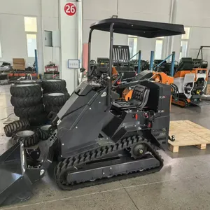 [New Favorite for Tight Spaces] Small Skid Steer Loader, Excels Even in Confined Areas thumbnail-4