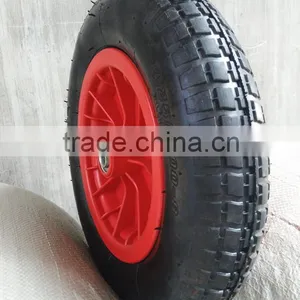 Large Plastic Rim Wheels for Wheelbarrow 3.00-8 thumbnail-1