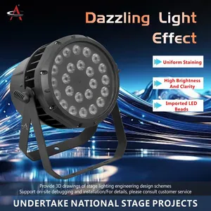 L24 IP High Quality 24pcs 250W 4in1 Waterproof Par LED Lighting Flat Music Bar Lights For Stage Decor And Discos thumbnail-4