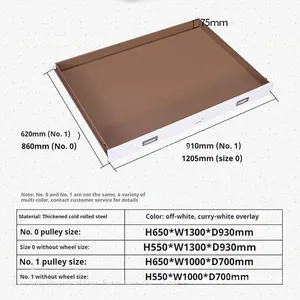 Professional Blueprint Cabinet With Classification Labels | Steel Base, Suitable for A0 - A4 Drawings | for Design Studio thumbnail-4