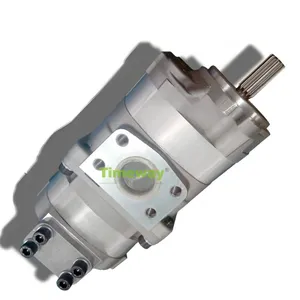Hydraulic Gear Pump 705-51-10010 Double Pump for Komatsu Grader GD500R-2A Gear Pump 7055110010 thumbnail-3