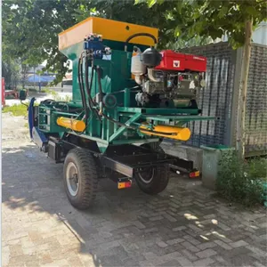 24 hp Diesel-powered Vehicle-mounted Hay Cutter, Self-dumping Three-wheeled Crusher, Semi-enclosed Pasture Grass Cutter thumbnail-3