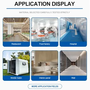 Color FRP Panel Manufacturing Flame Retardant Corrugated Sheet Fiberglass Roofing Roll Moulding Punching Processing FRP Panel thumbnail-4