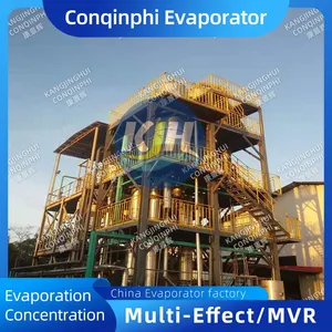 Duplex Stainless Steel MVR Evaporator 55kW Compressor for Zero Liquid Discharge Wastewater Treatment thumbnail-2