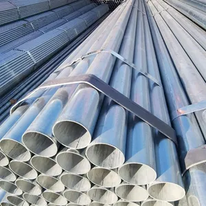 Pre‑Galvanized Round Steel Pipe Anti‑Corrosion GI Tube For Greenhouse Frame thumbnail-2